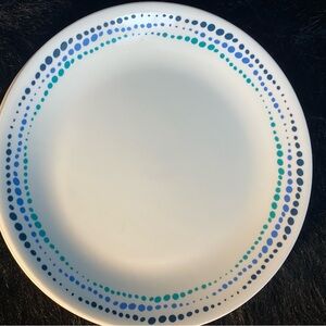 4 Corelle Ocean Blue 10.25” Dinner Plates